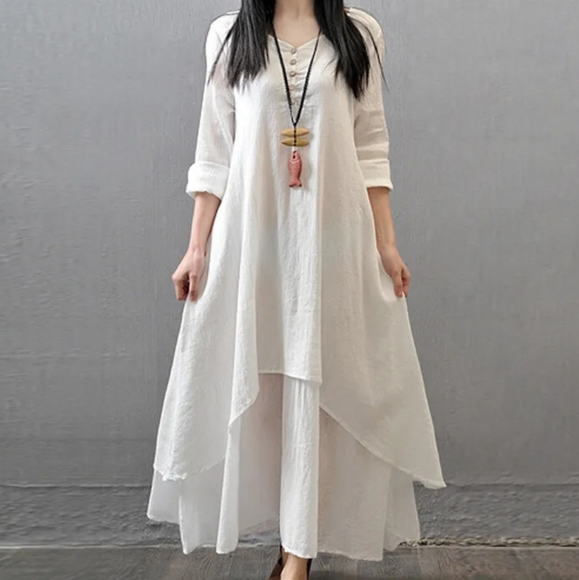 ** DONATED ** - White summer dress 👗 - Picture 1 of 5